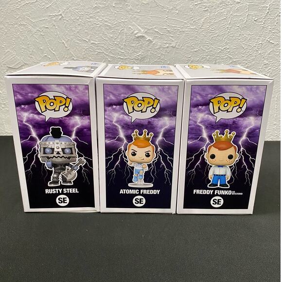 Funko Heavy Metal Halloween 2023 Box Rusty Steel, Atomic Freddy, Freddy Mysterio - Picture 5 of 13